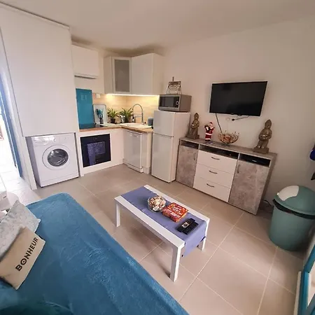 Appartement Vue Mer,Acces Direct Plage,Fibre,Clim,Parking Public Gratuit Le Barcares Exterior photo