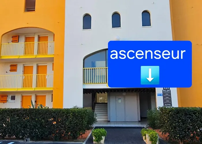 Appartement Vue Mer,Acces Direct Plage,Fibre,Clim,Parking Public Gratuit