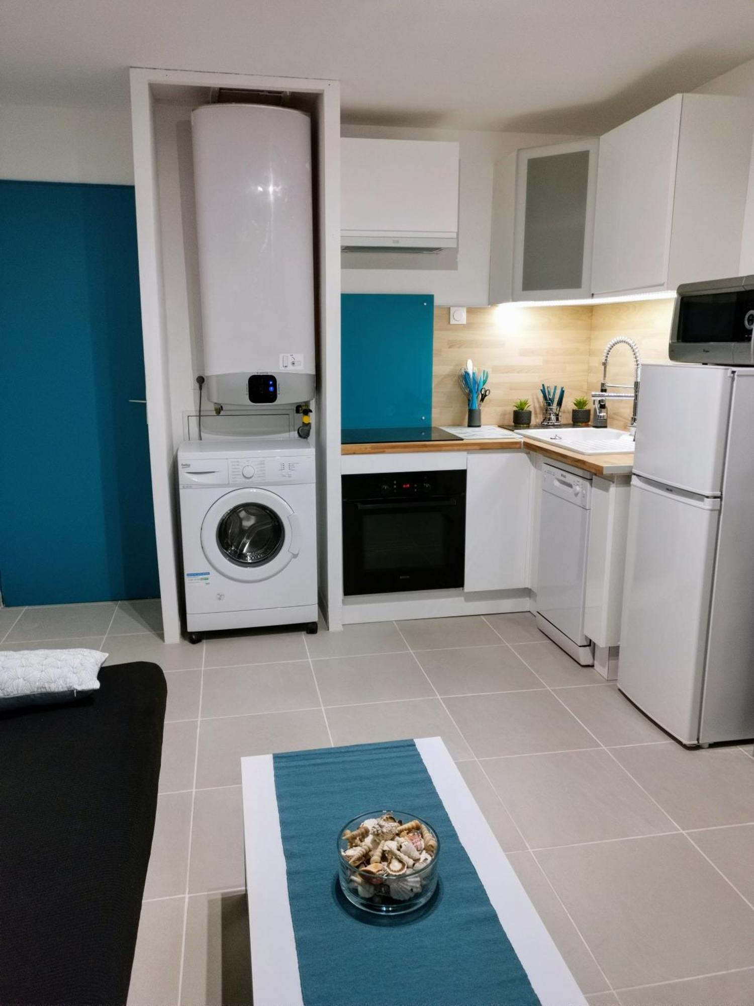 Vue Mer,acces Direct Plage,fibre,clim,parking Public Gratuit Apartment Le Barcares