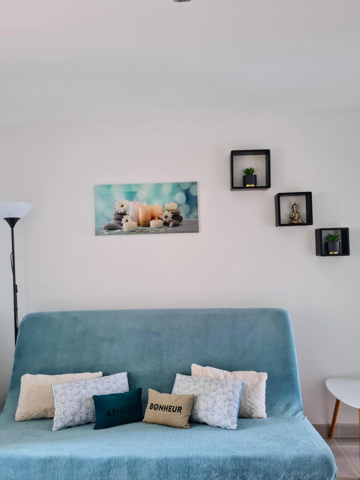 Apartment Vue Mer,acces Direct Plage,fibre,clim,parking Public Gratuit